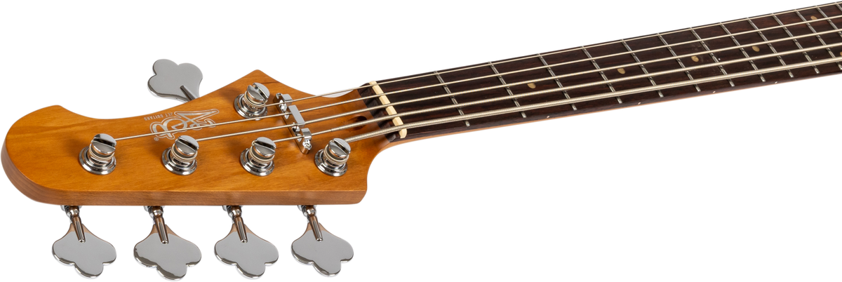 JET Guitars JPB-305 CRC – elektrische basgitaar – PB-stijl 5-snarige Bas Houtskool, palissander toets