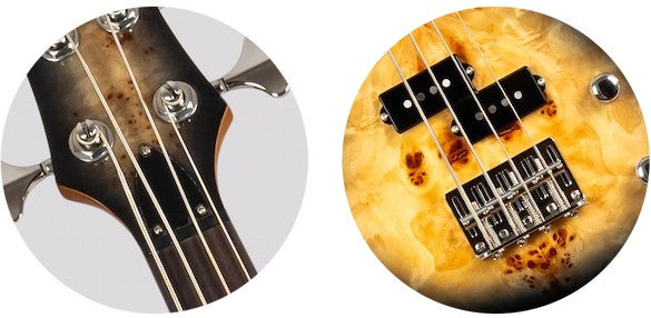 Flight Mini Bass PBR – elektrische basukelele