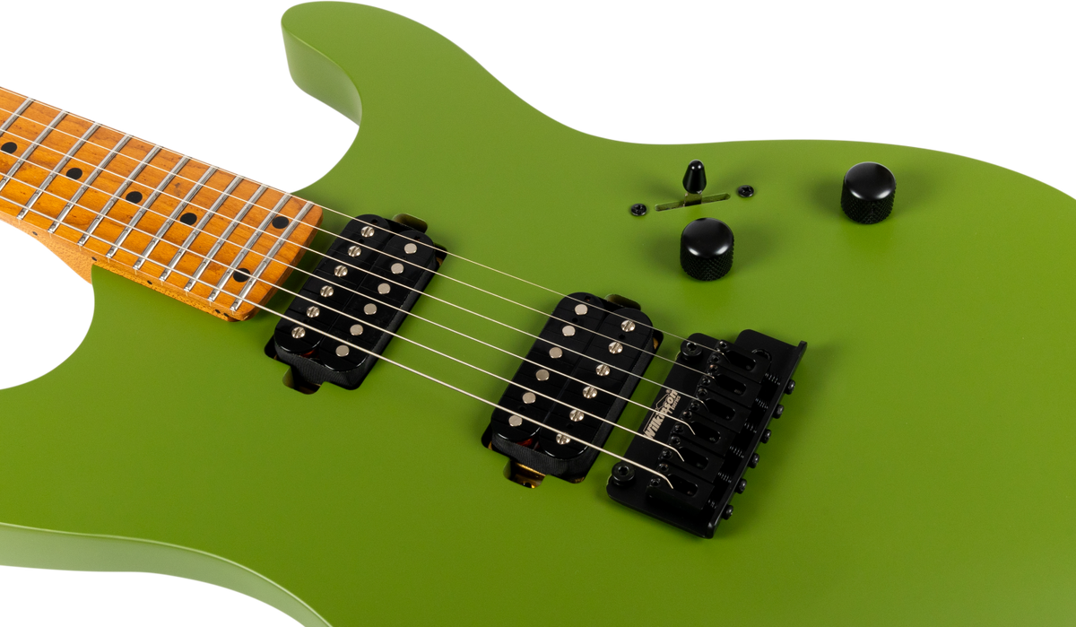 JET Guitars JS-500 MGR – elektrische gitaar – S-stijl HH mat Groen