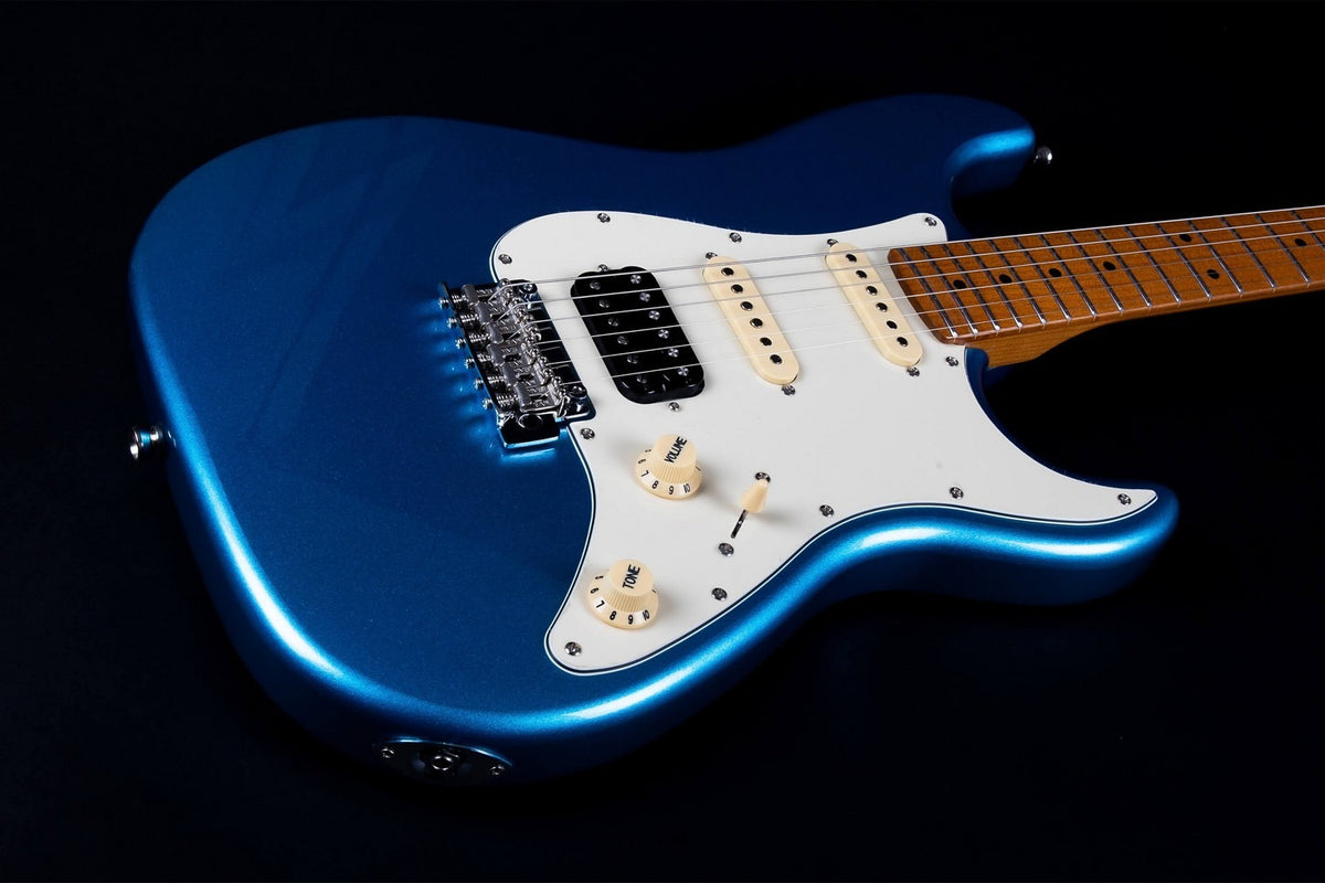 JET Guitars JS-400 LPB – elektrische gitaar – S-stijl HSS Placid Blauw