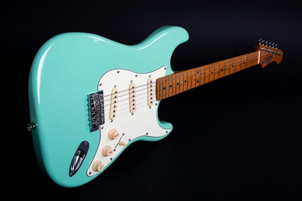 JET Guitars JS 300 SFG – elektrische gitaar – S-stijl SSS Zeewier Groen