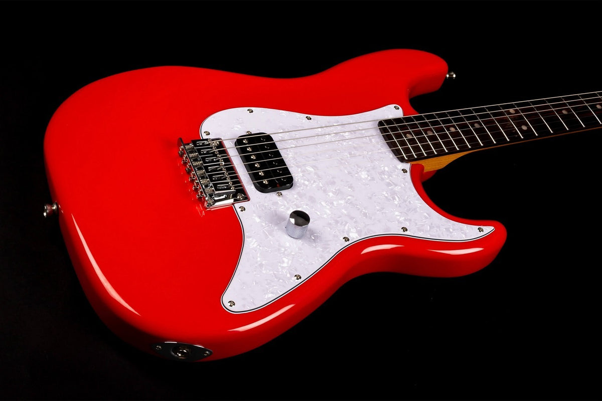JET Guitars JS-400 HT RD – elektrische gitaar – S-stijl HSS Hardtail Rood, palissander toets