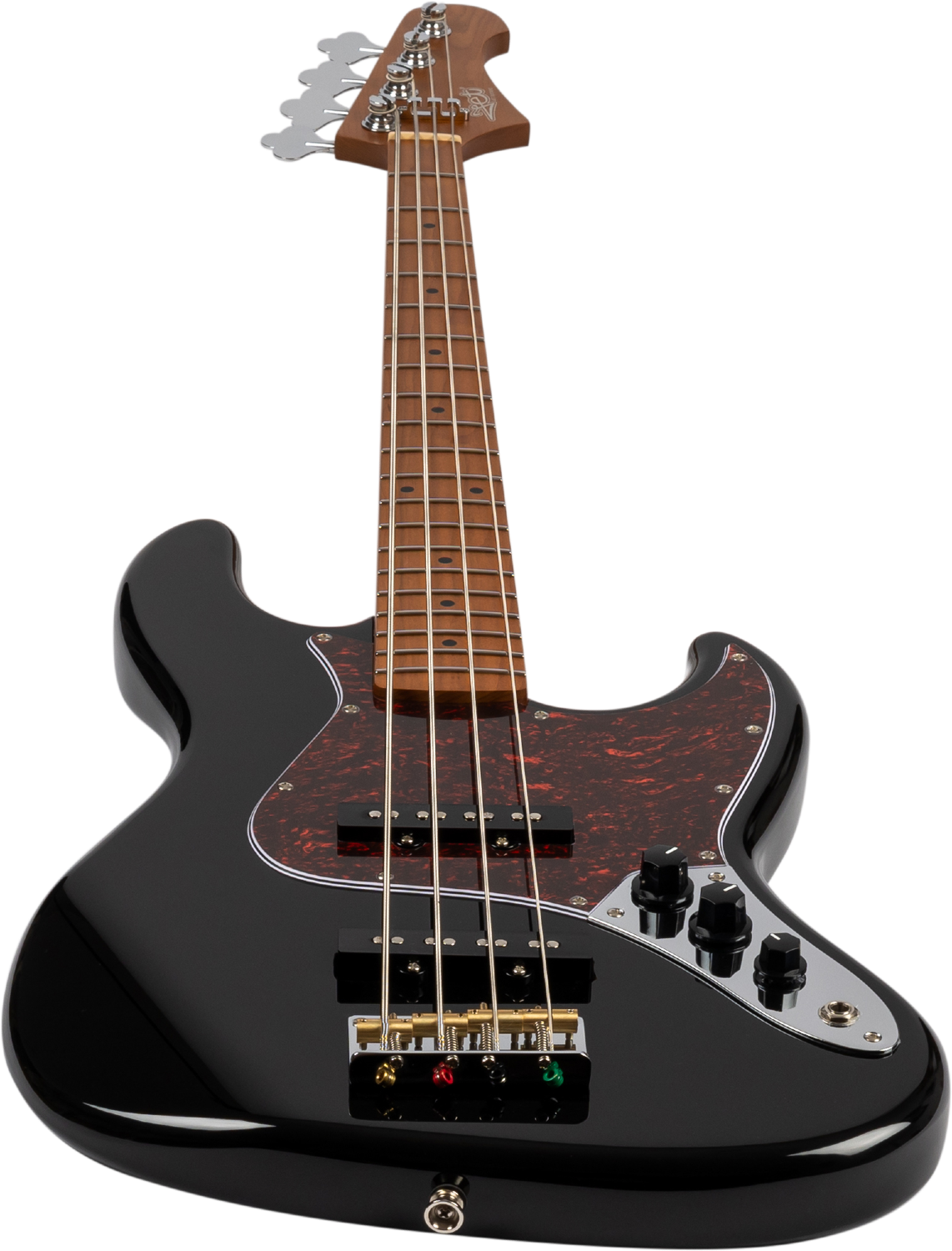 JET Guitars JJB-300 BK – elektrische basgitaar – JB-stijl Bas Zwart, palissander toets