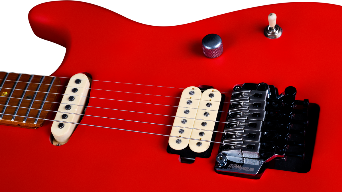 JET Guitars JS-850 RLC, S-style Red 'relic' – elektrische gitaar – S-stijl Rood 'relic'