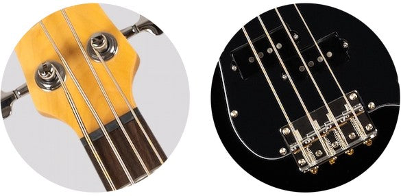 Flight Mini BASS LITE BK Electric Bass-Uke – elektrische basukelele
