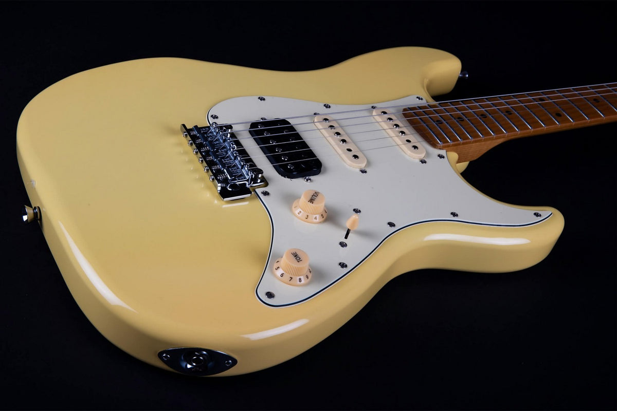JET Guitars JS-400 VYW – elektrische gitaar – S-stijl HSS Vintage Geel