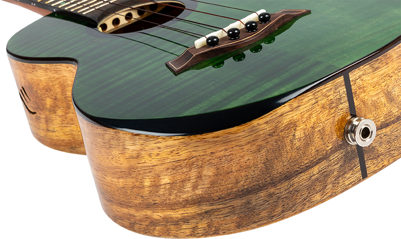 Flight COMET TENOR EQ-A GREEN – elektro-akoestische tenorukelele