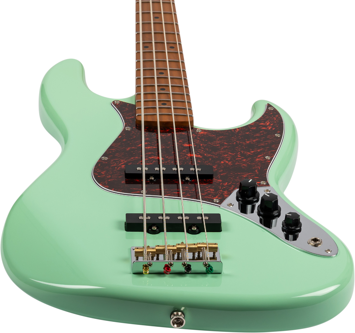 JET Guitars JJB-300 SFG – elektrische basgitaar – JB-stijl Bas SF Groen