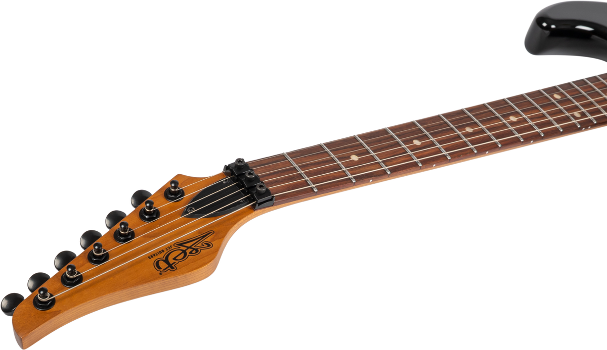 JET Guitars JS-800 BKW HS – elektrische gitaar – S-stijl Zwart, palissander toets