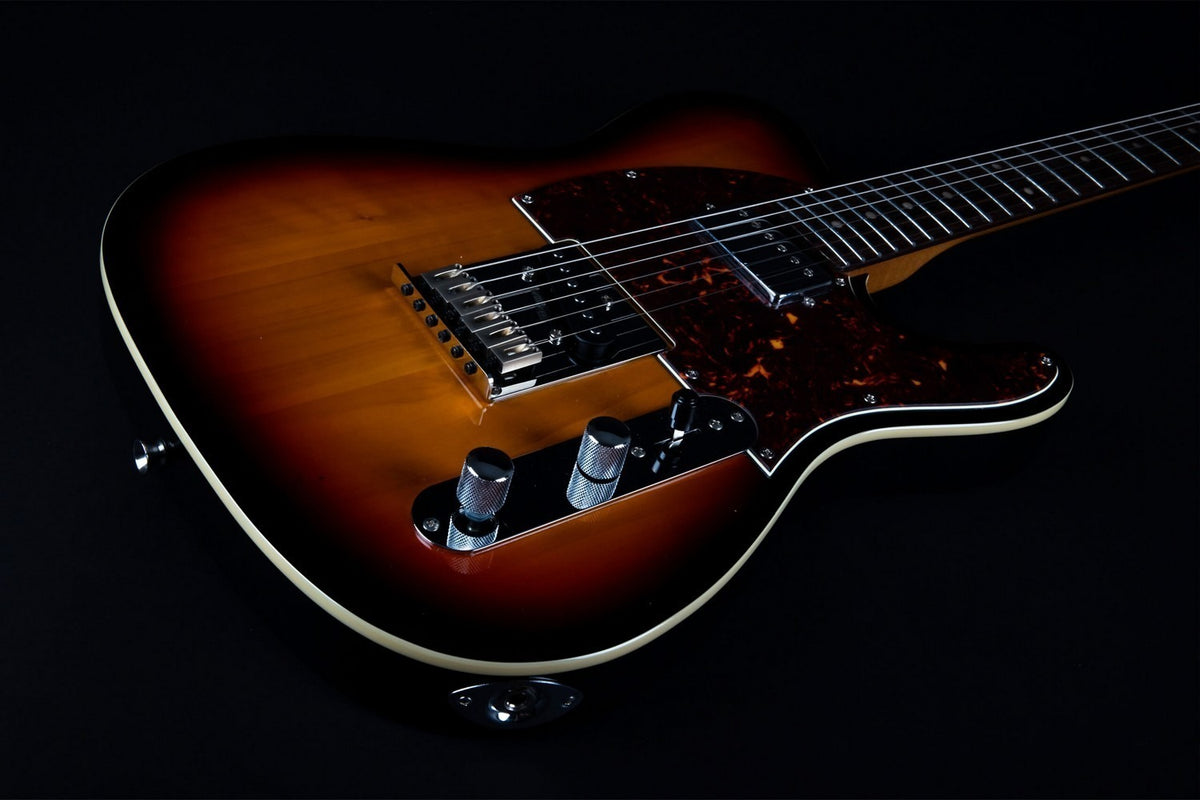 JET Guitars JT-350 SB R – elektrische gitaar – T-stijl SH Sunburst, palissander toets