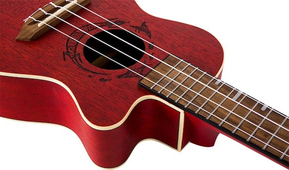 Flight DUC 380 CEQ CORAL – elektro-akoestische concertukelele