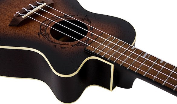 Flight DUC 380 CEQ AMBER – elektro-akoestische concertukelele