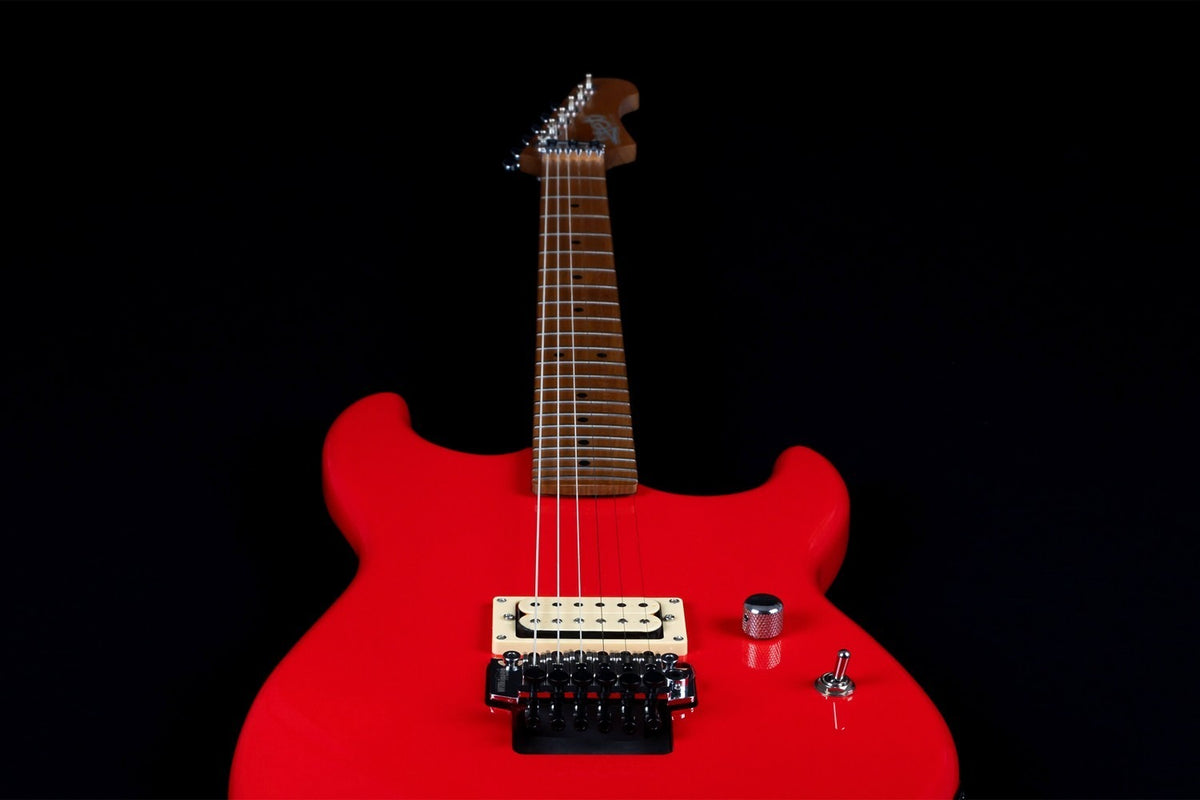 JET Guitars JS-700 RD H – elektrische gitaar – S-stijl 1x Humbucker Rood