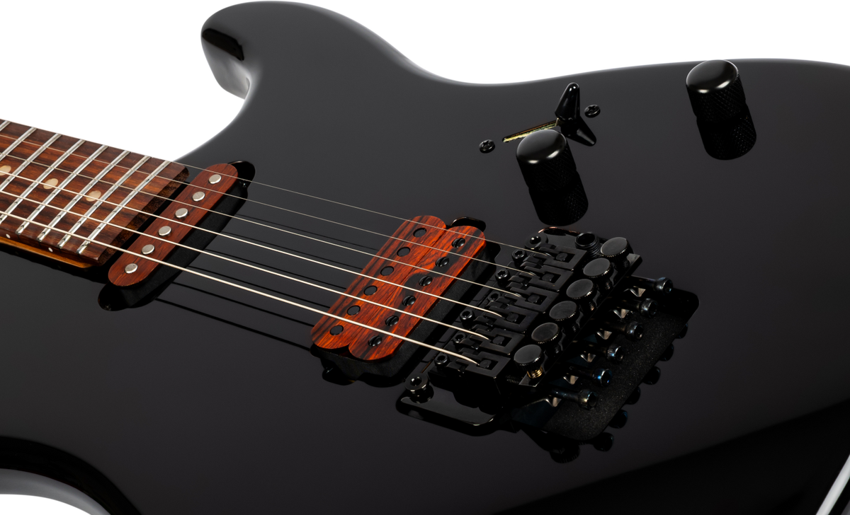 JET Guitars JS-800 BKW HS – elektrische gitaar – S-stijl Zwart, palissander toets
