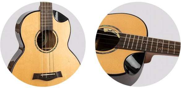 Flight AURORA BARITONE EQ-A – elektro-akoestische baritonukelele