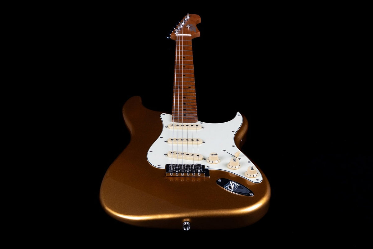 JET Guitars JS 300 GD – elektrische gitaar – S-stijl SSS Goud