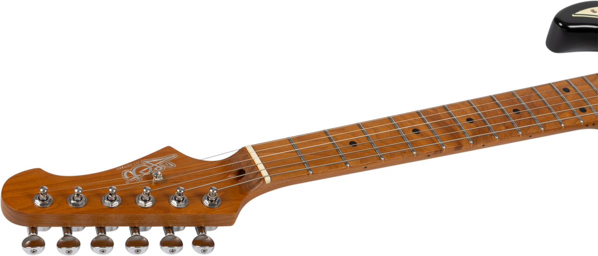 JET Guitars JS-300 MINI BK – elektrische gitaar – Mini S-stijl SSS Zwart