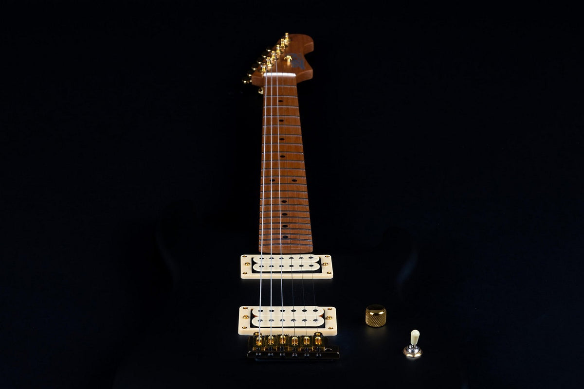 JET Guitars JS-700 MBK – elektrische gitaar – S-stijl HH mat Zwart