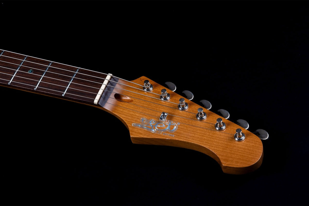 JET Guitars JS-40 Metallic Burst – elektrische gitaar – S-stijl HSS Metallic Burst, palissander toets