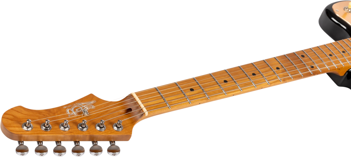 JET Guitars JJ-350 BGT – elektrische gitaar – J-stijl H-P90 Zwart