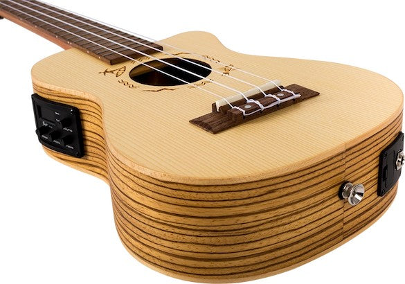 Flight DUC 328 CEQ – elektro-akoestische concertukelele