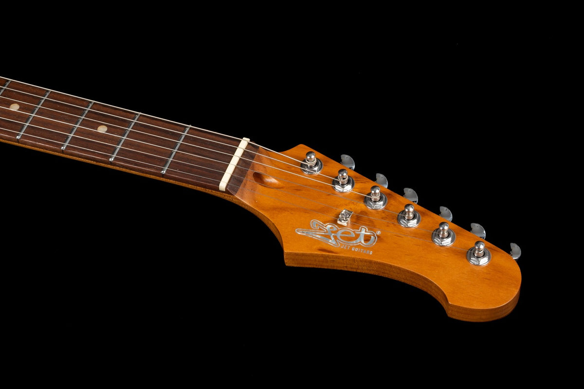 JET Guitars JT 300 PLM R – elektrische gitaar – T-stijl SSS Pruim, palissander toets