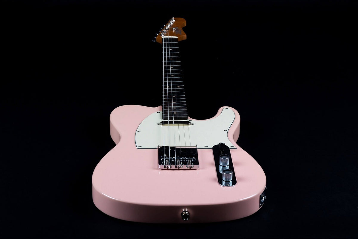 JET Guitars JT-300 PK R – elektrische gitaar – T-stijl Schelp Roze, palissander toets