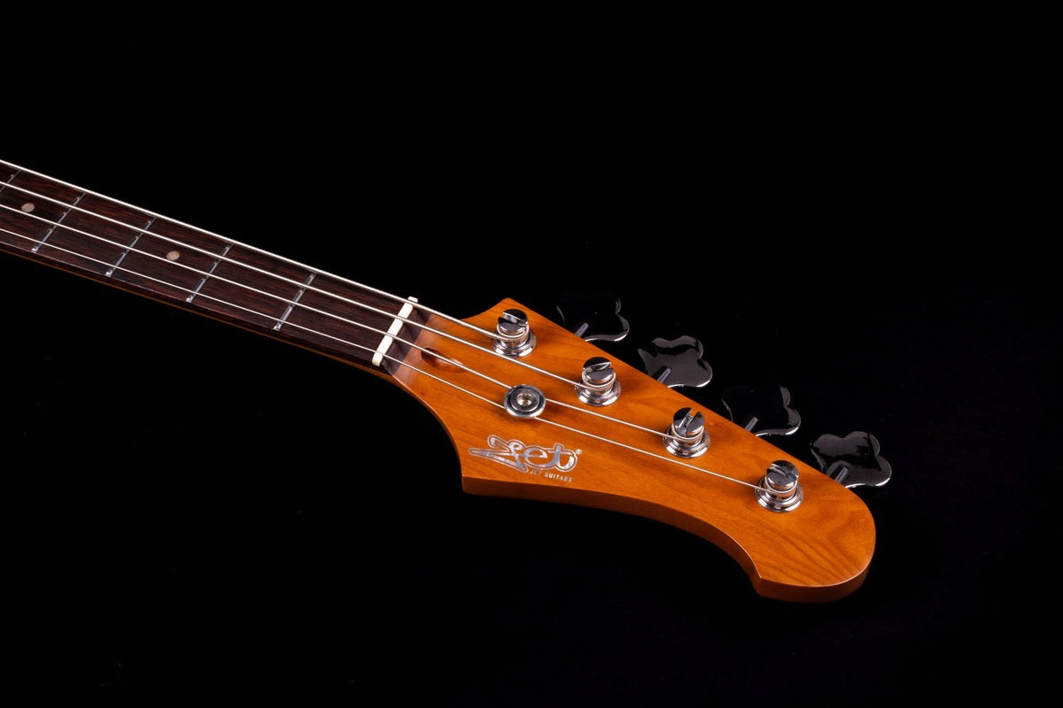 JET Guitars JPB-300 SG R – elektrische basgitaar – PB-stijl Bas Groen, palissander toets
