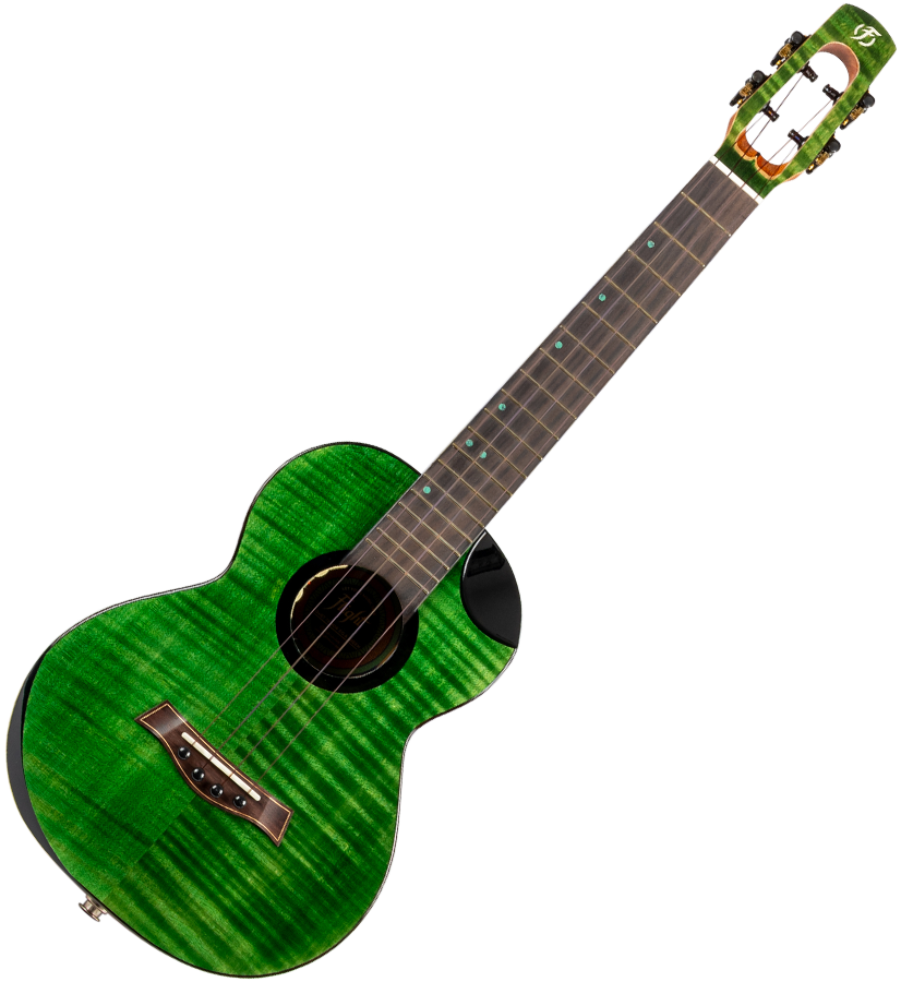 Flight COMET TENOR EQ-A GREEN – elektro-akoestische tenorukelele
