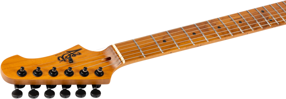 JET Guitars JS-500 MBK – elektrische gitaar – S-stijl HH mat Zwart
