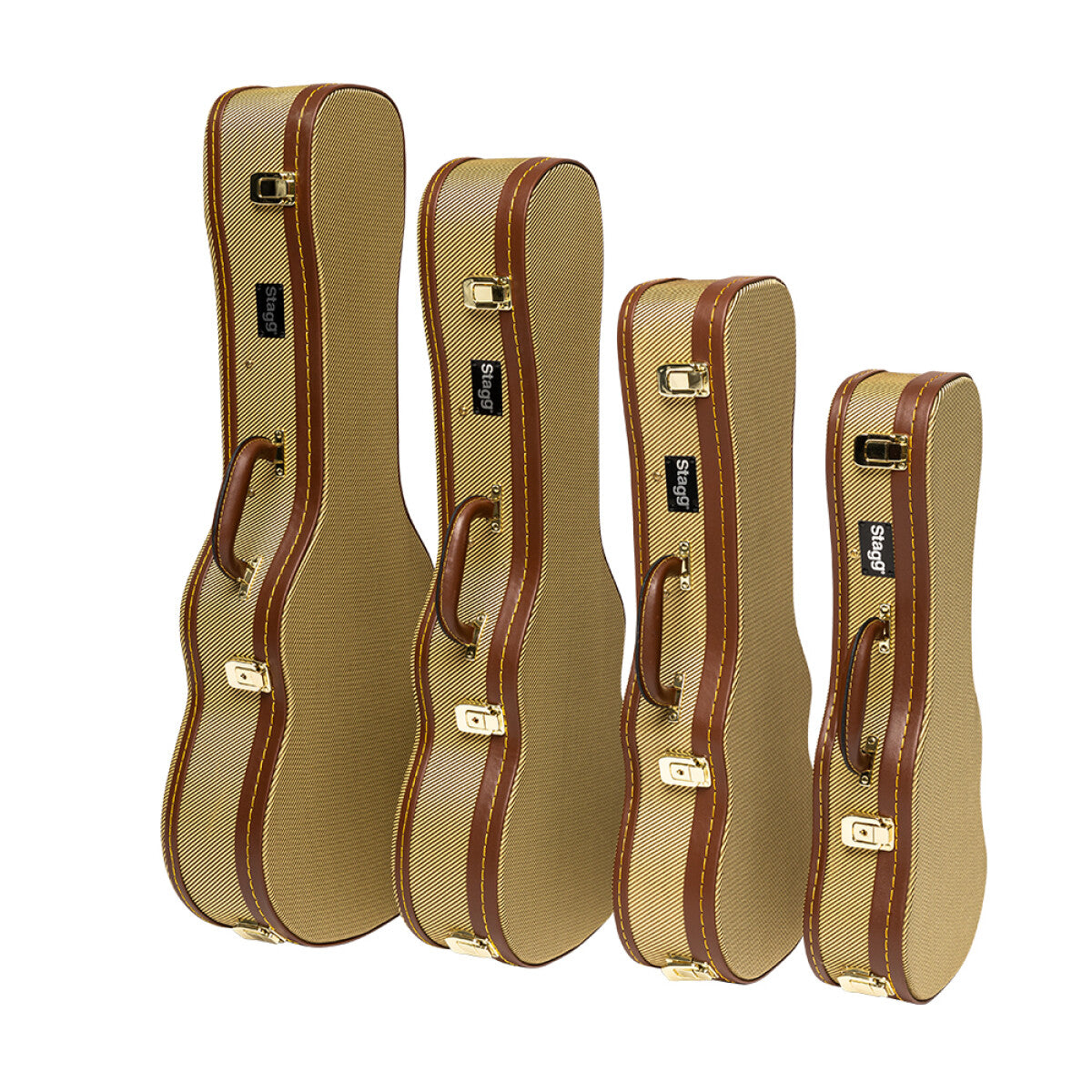 Stagg GCX-UKT GD koffer voor snaarinstrument
