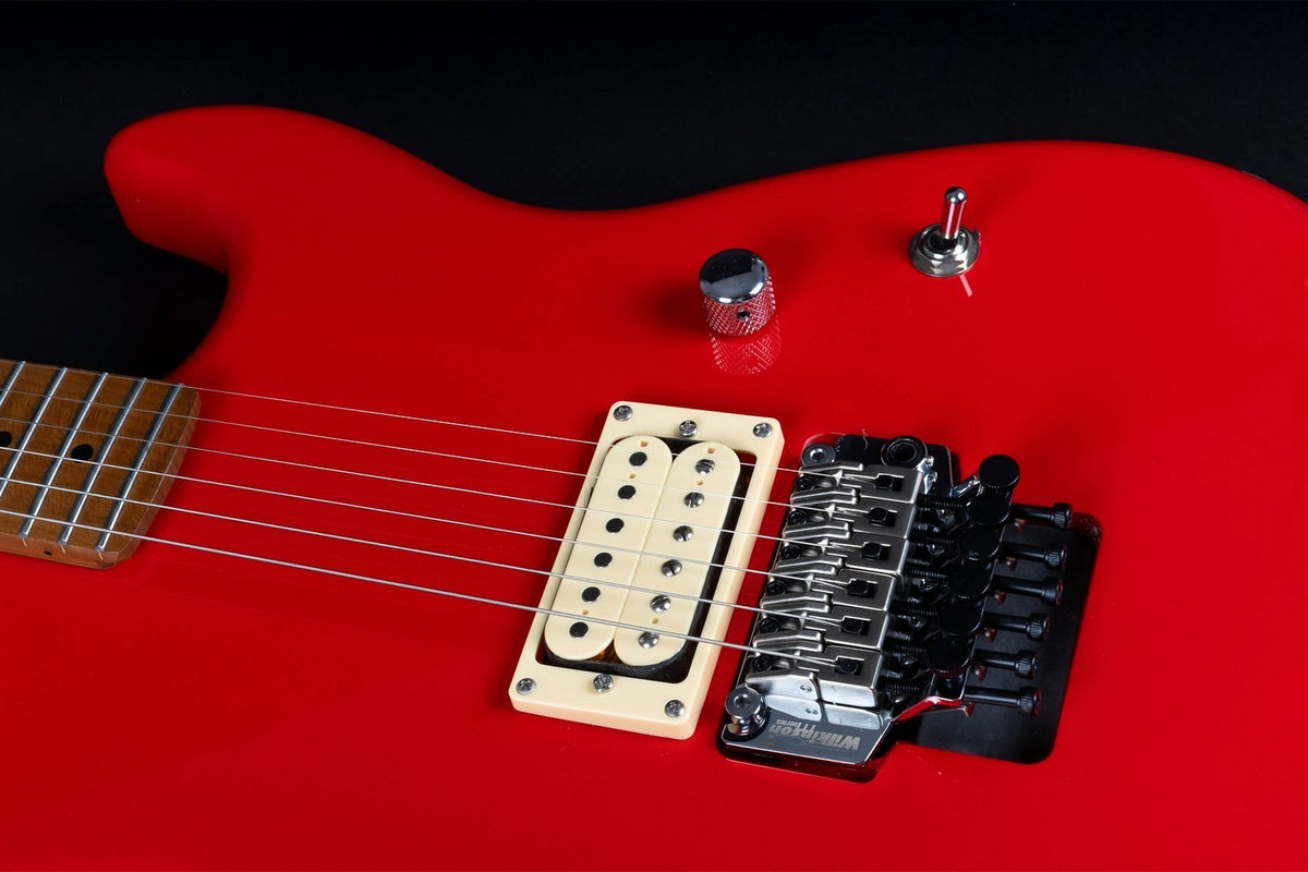 JET Guitars JS-700 RD H – elektrische gitaar – S-stijl 1x Humbucker Rood
