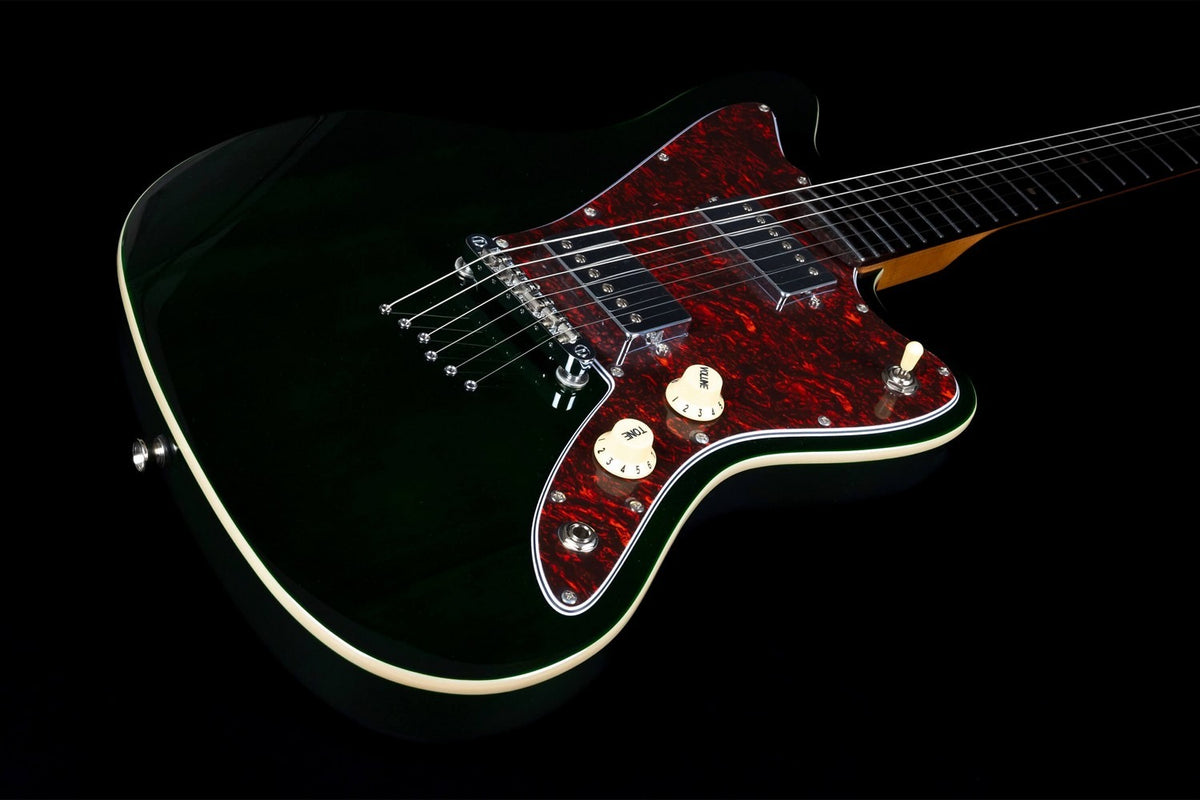 JET Guitars JJ-350 GR R – elektrische gitaar – J-stijl HH – groen