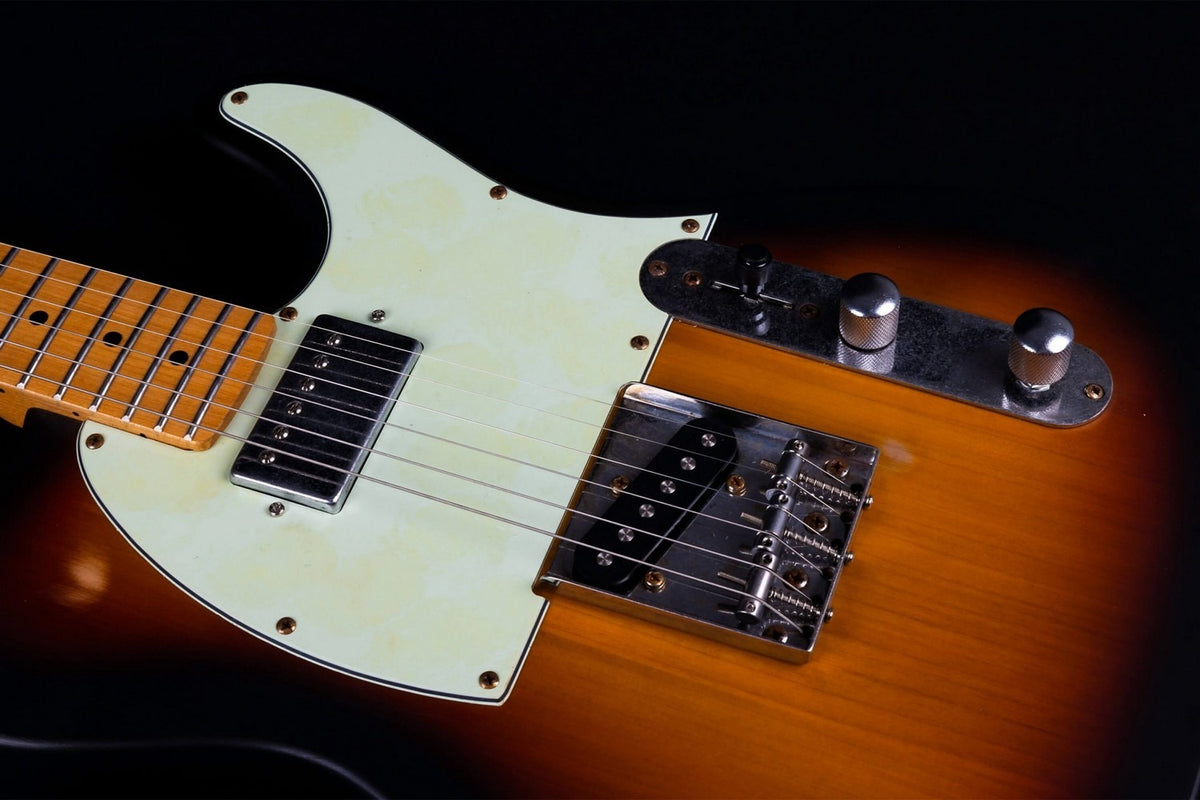 JET Guitars JT-350 RLC SB – elektrische gitaar – T-stijl SH Sunburst 'relic'
