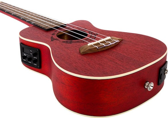 Flight DUC 380 CEQ CORAL – elektro-akoestische concertukelele