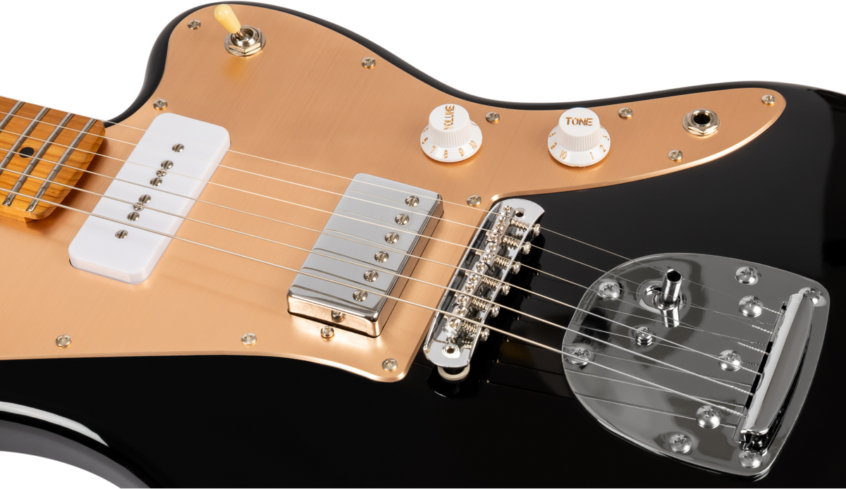 JET Guitars JJ-350 BGT – elektrische gitaar – J-stijl H-P90 Zwart