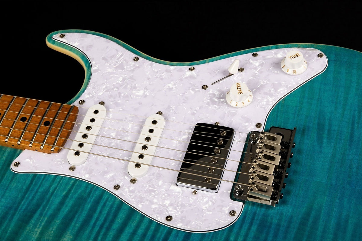 JET Guitars JS-450 OBL – elektrische gitaar – S-stijl HSS Oceaanblauw