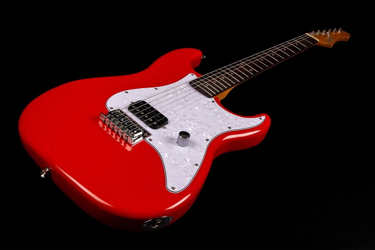 JET Guitars JS-400 HT RD – elektrische gitaar – S-stijl HSS Hardtail Rood, palissander toets