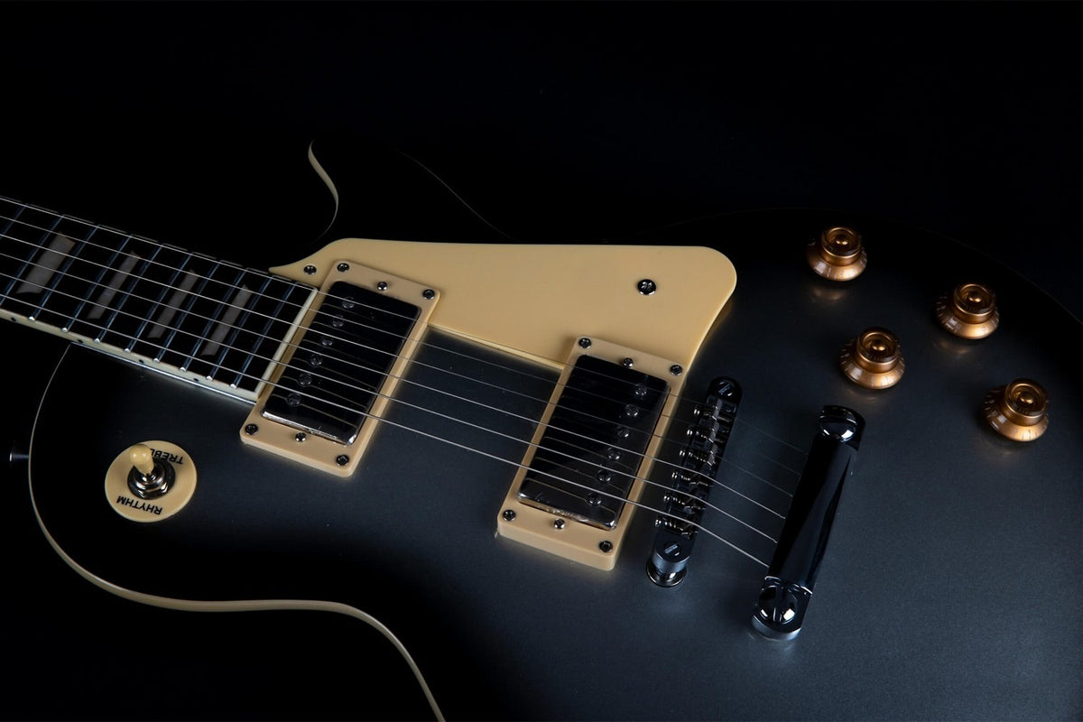 JET Guitars JL-500 SLB – elektrische gitaar – L-Style Elektrisch HH Silverburst, palissander toets
