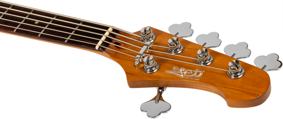 JET Guitars JPB-305 CRC – elektrische basgitaar – PB-stijl 5-snarige Bas Houtskool, palissander toets