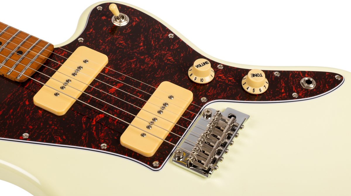 JET Guitars JJ-300 P90 OW – elektrische gitaar – J-stijl P90 Elektrisch Wit