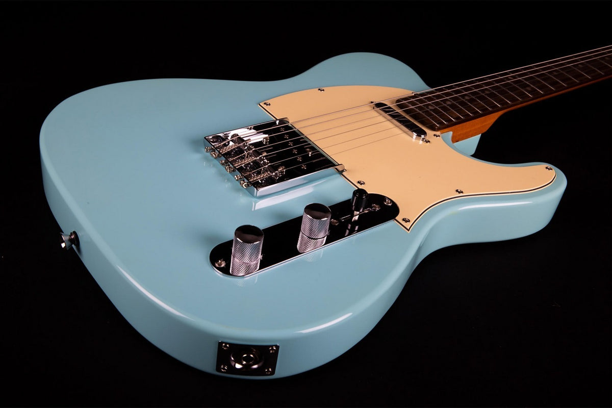 JET Guitars JT 300 BL R – elektrische gitaar – T-stijl Sonic blauw, palissander toets