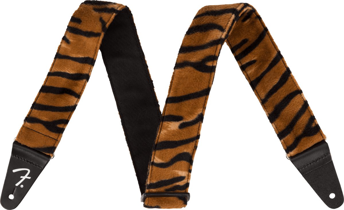 Fender 0990601052 Wild Animal Print 2 inch Gitaarband Synthetisch Bont Tiger Print