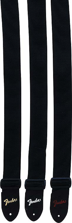 Fender 0990606049 Gitaarband Voordeelset 12-pack 5 cm Breed Polyester met Plectrumhouder