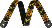Fender 0990629001 Gitaarband 2 inch Zwart/Geel/Bruin