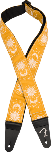 Fender 0990637250 American Vintage II Geweven Gitaarband Sun & Moon Design Butterscotch Blonde