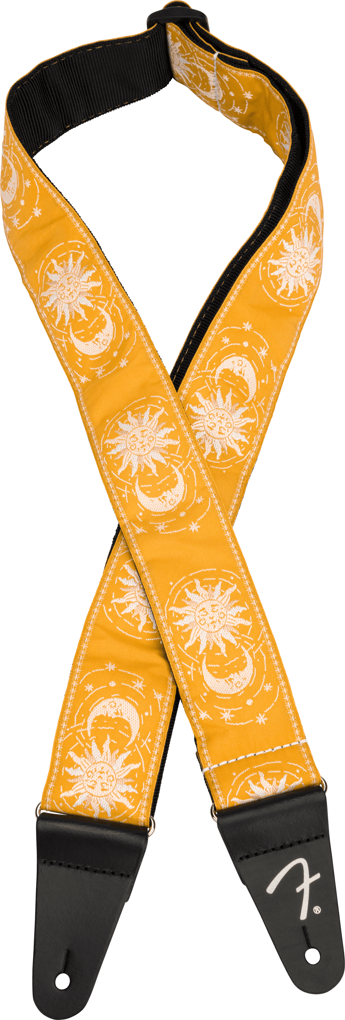 Fender 0990637250 American Vintage II Geweven Gitaarband Sun & Moon Design Butterscotch Blonde