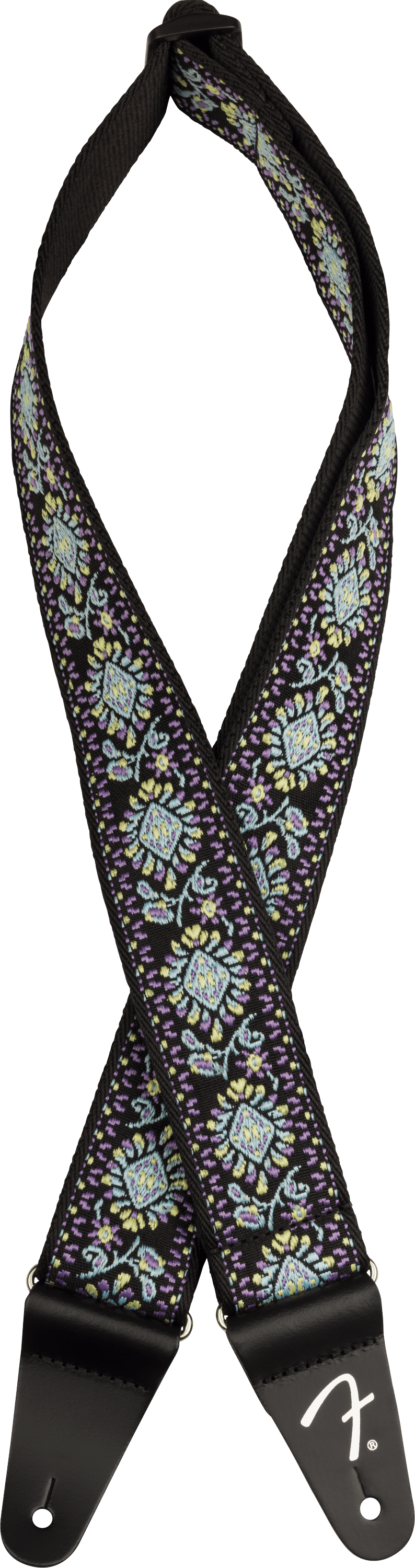 Fender 0990638030 Gitaarband 2 inch Pasadena Geweven Blauw Lotus