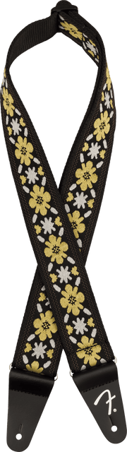 Fender 0990638035 Gitaarband 2 inch Pasadena Geweven Geel Clover