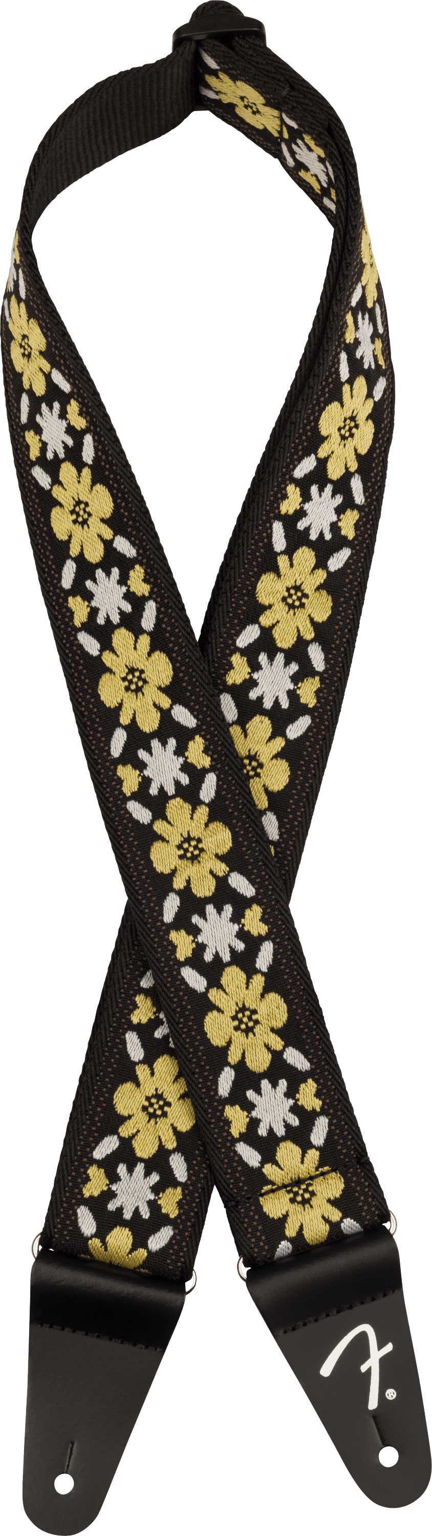 Fender 0990638035 Gitaarband 2 inch Pasadena Geweven Geel Clover